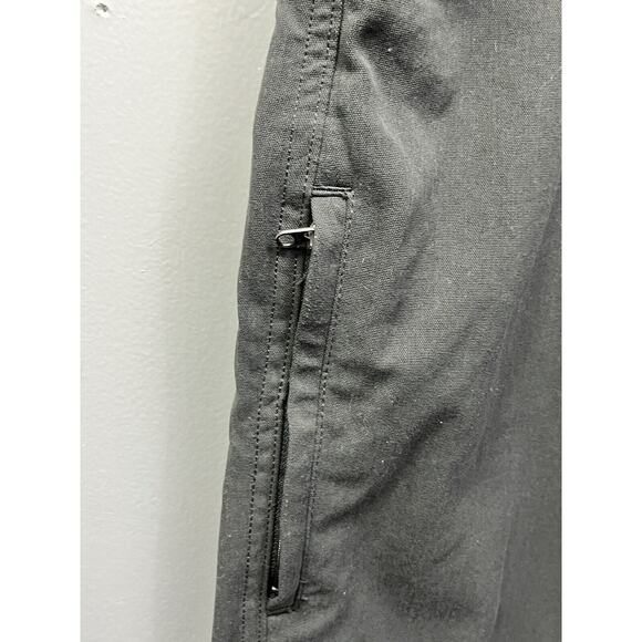 Eddie Bauer Cargo Pants Mens 36x32 Gray Canvas Cotton Flat Front Outdoors Pocket - Picture 8 of 8